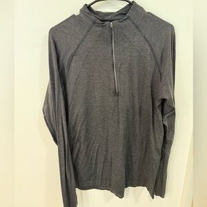 Lululemon Athletica Charcoal Half-Zip Pullover